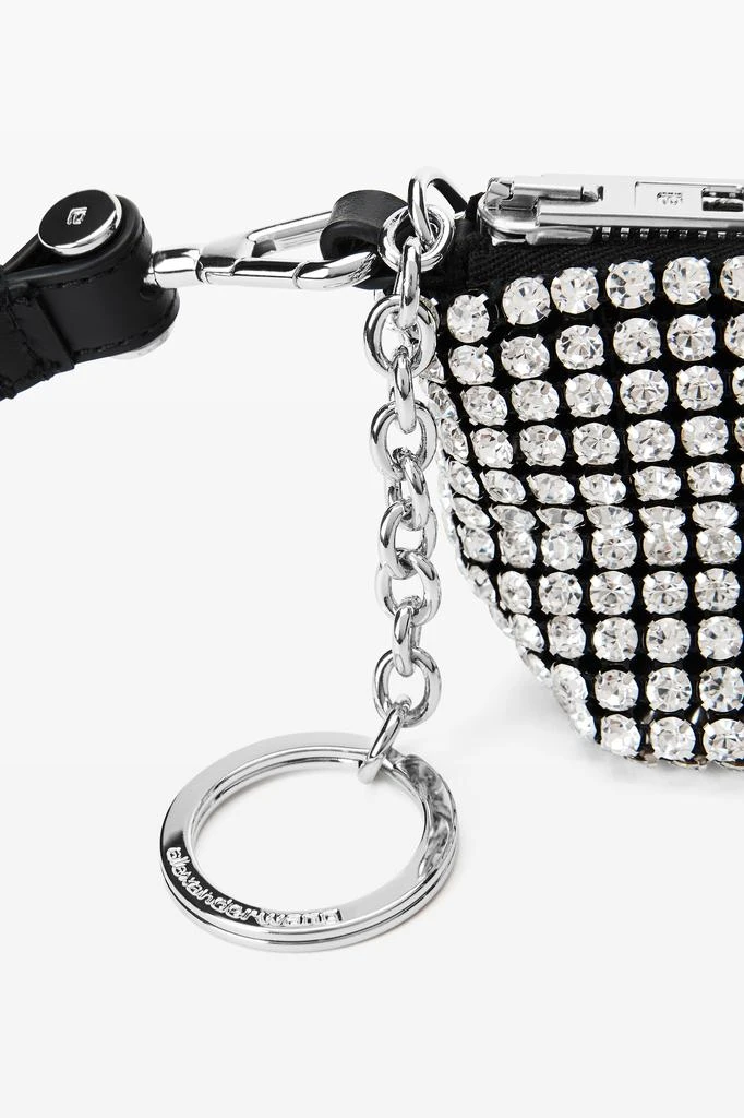 Alexander Wang coin purse in crystal mesh 2