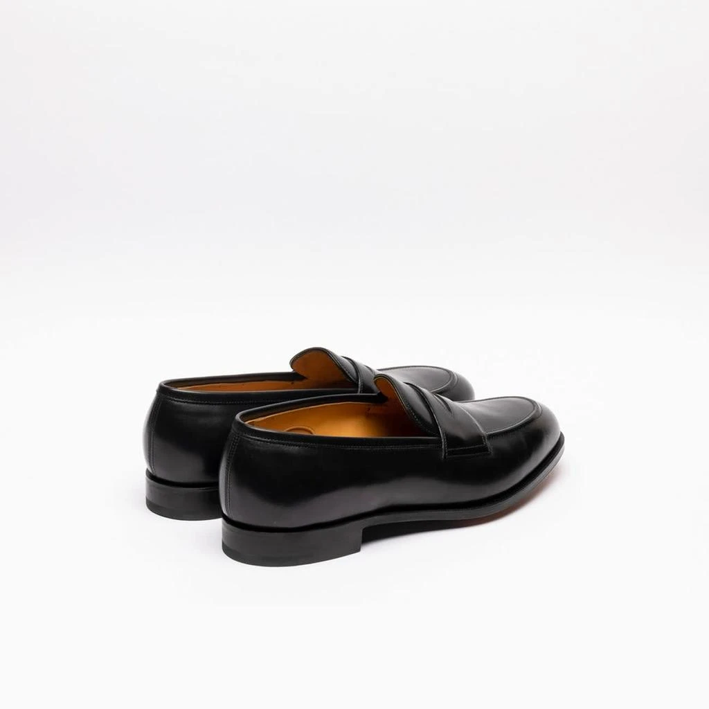 Edward Green Piccadilly Black Calf Penny Loafer 3