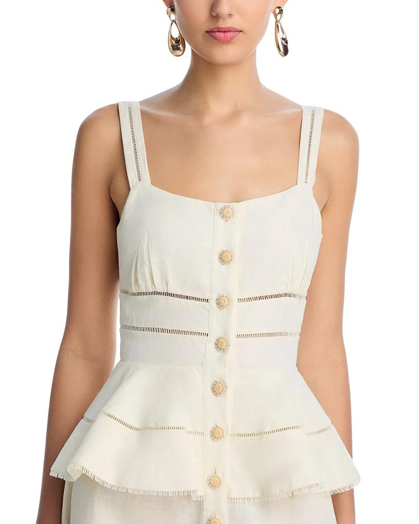 Self Portrait Peplum Midi Dress 2