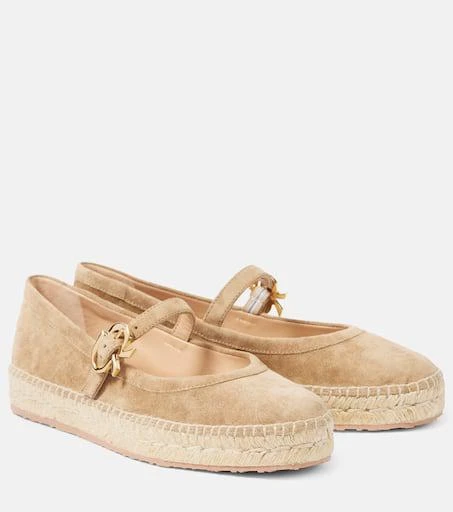 Shop Elda suede espadrilles on Sale at BeyondStyle – Get Lowest