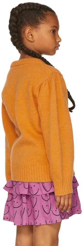 maed for mini Kids Orange Apricot Alnu Sweater 4