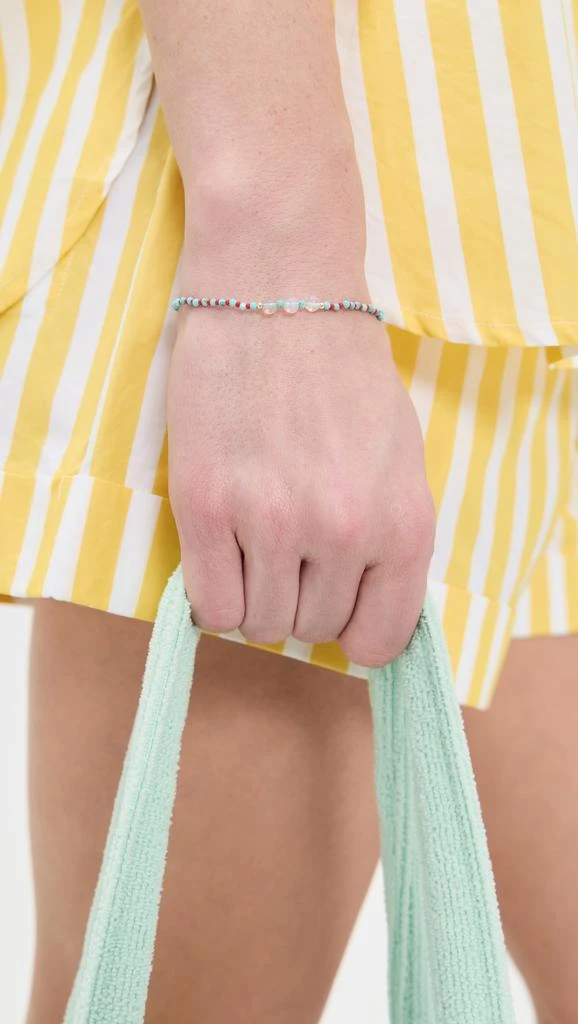 Jia Jia Levi Opal Coral Turquoise Cord Bracelet 2