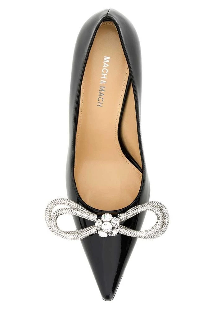 Mach & Mach Mach & Mach Double Bow Pointed Toe Pumps 3