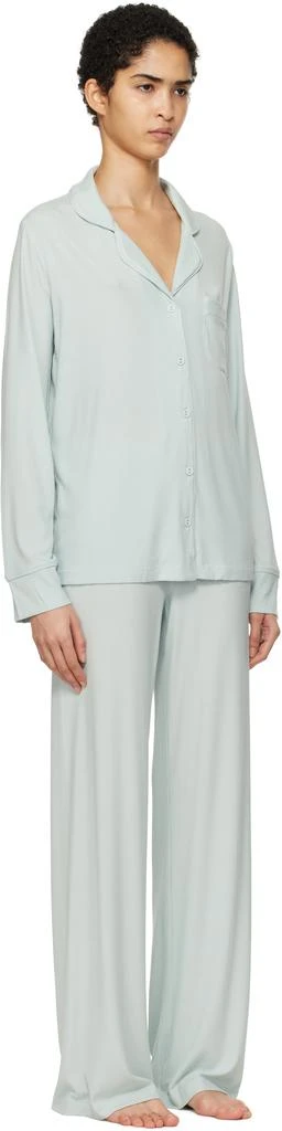 SKIMS Blue Soft Lounge Sleep Pyjama Set 2