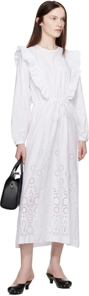 A.P.C. White Ginger Midi Dress 4
