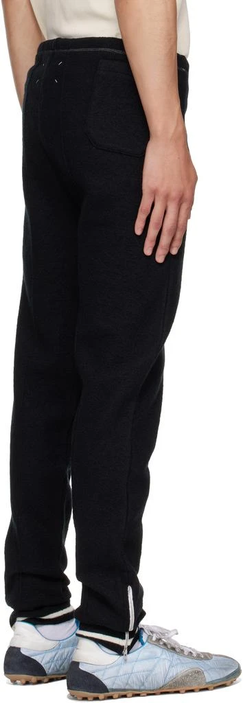 MAISON MARGIELA Black Wool Track Pants 3