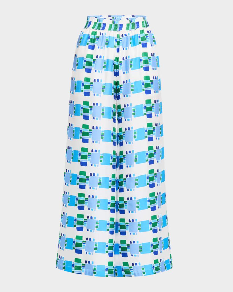 Rianna + Nina Kakanias Printed Fyori Silk Pants