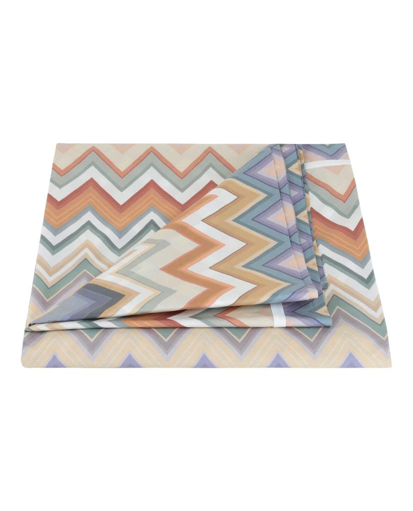 Missoni Zigzag Pattern Europen King Flat Sheet