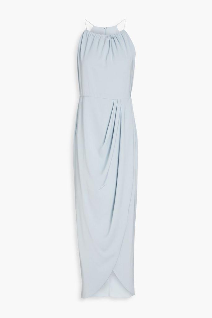 Shona Joy Gathered satin maxi dress