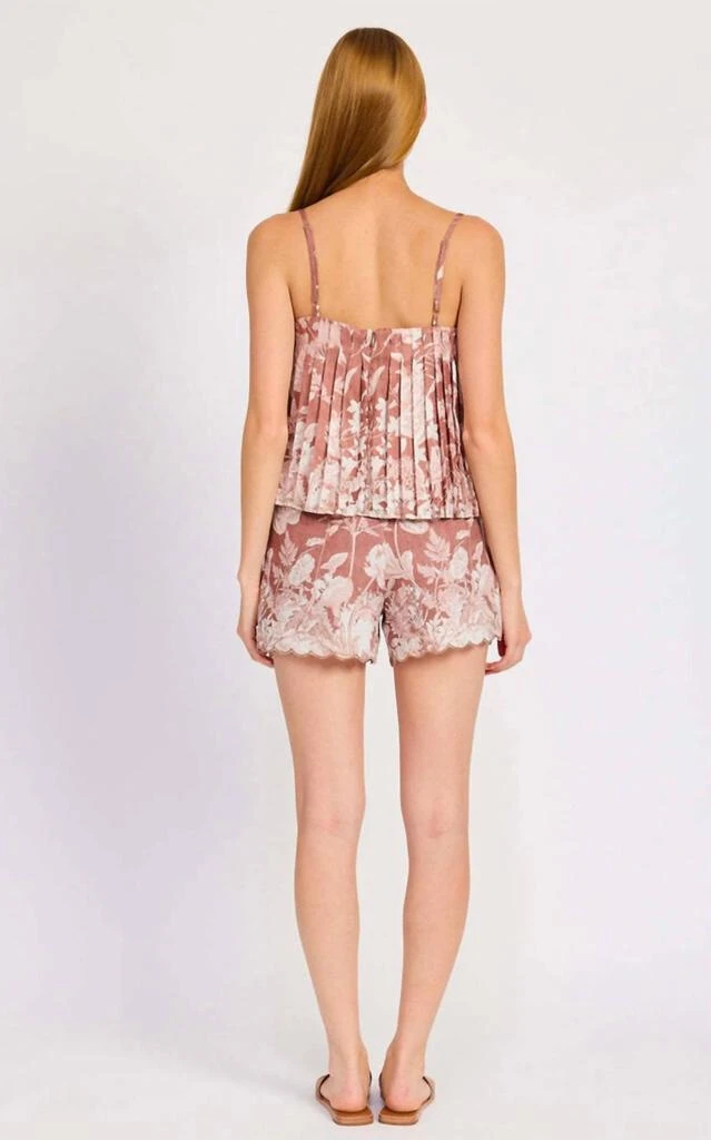En Saison En Saison - Monet Print Scallop Shorts 3