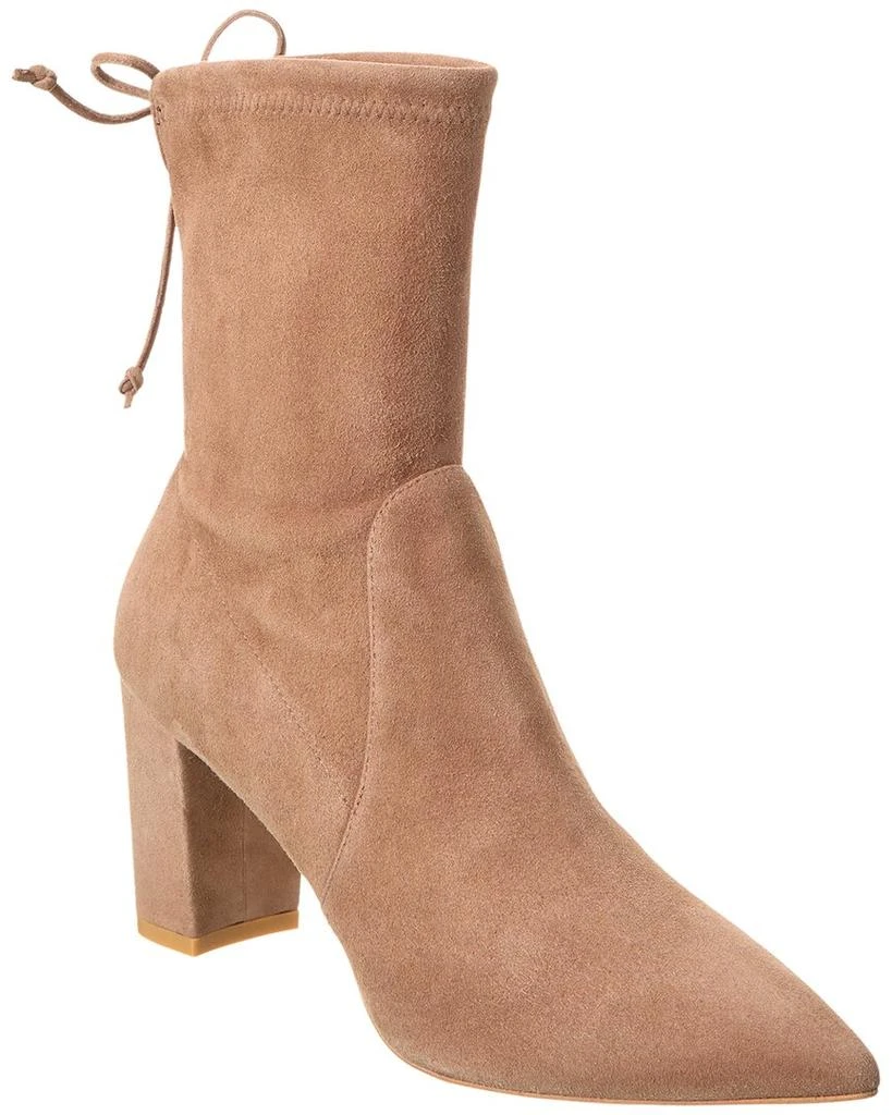 Stuart Weitzman Stuart Weitzman Renegade City 75 Block Suede Bootie 1