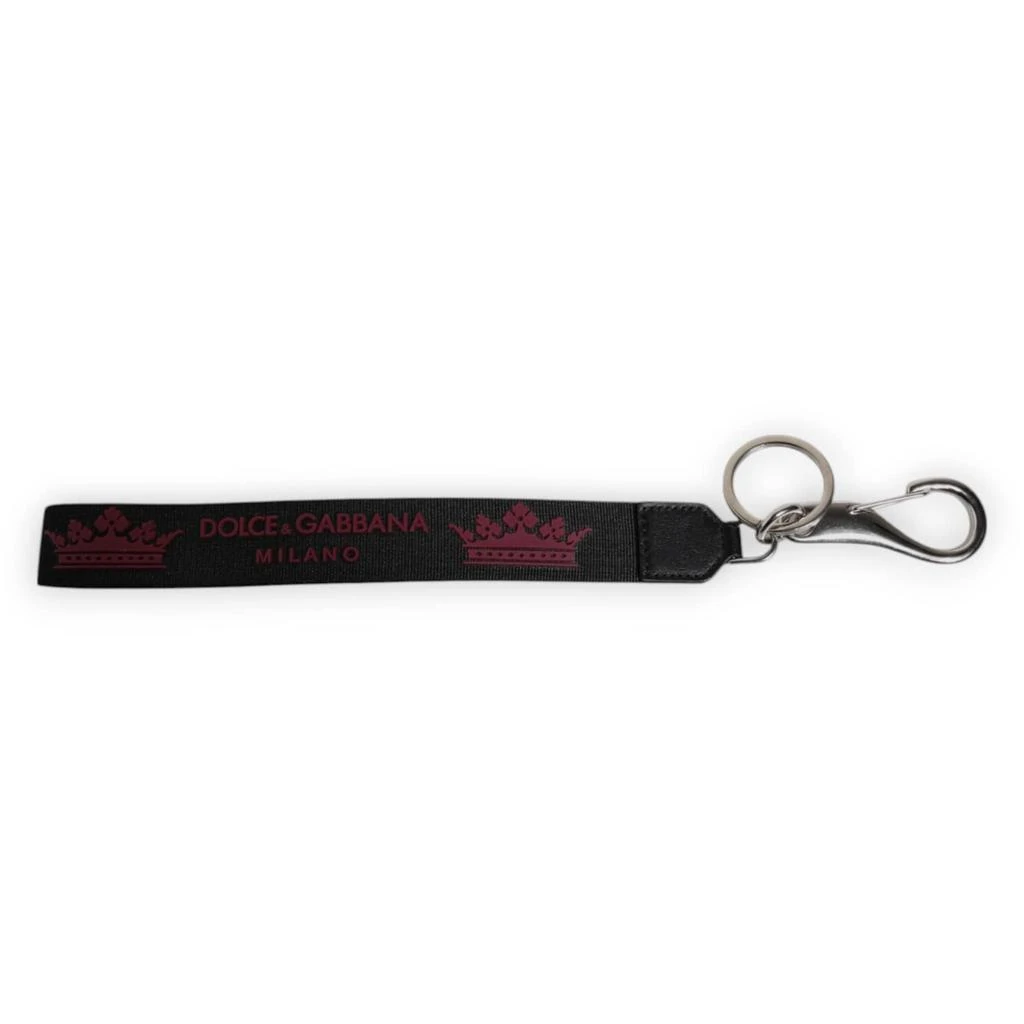 Dolce 
Gabbana Nylon Logo DG Crown Men
s Holder Keychain Men
s Keyring 2