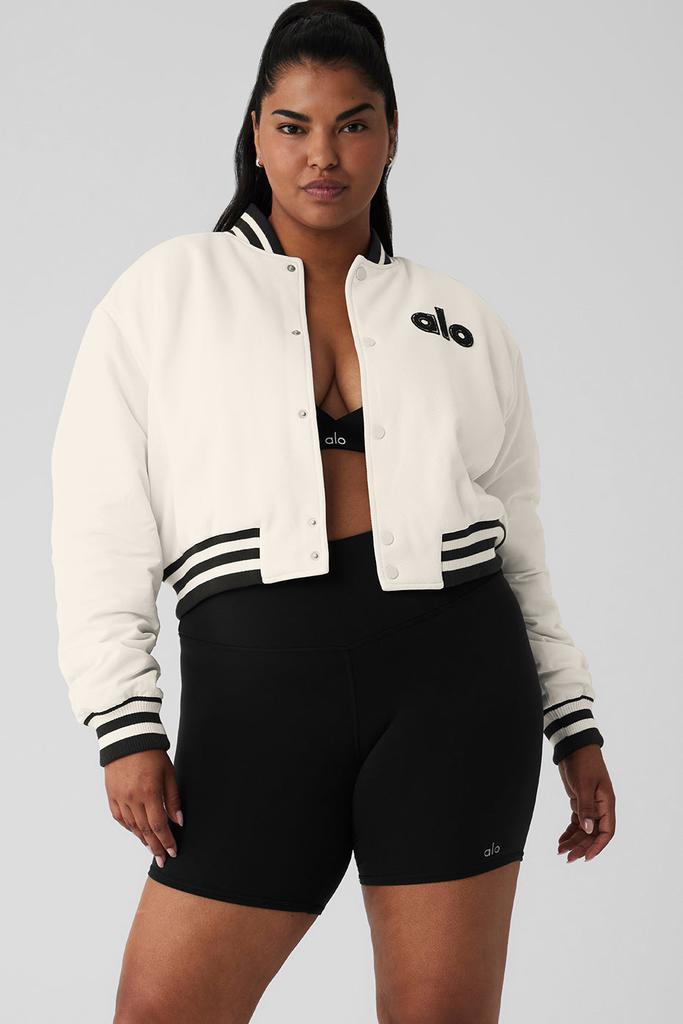 Alo Cropped G.O.A.T Jacket - Ivory - Jackets - Compare Alo Cropped G.O.A.T Jacket - Ivory - Jackets - Compare