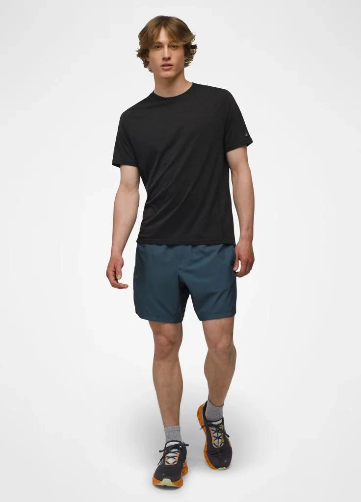 Prana Mens prAna Mission Trails Short Sleeve Tee - Black Heather 4