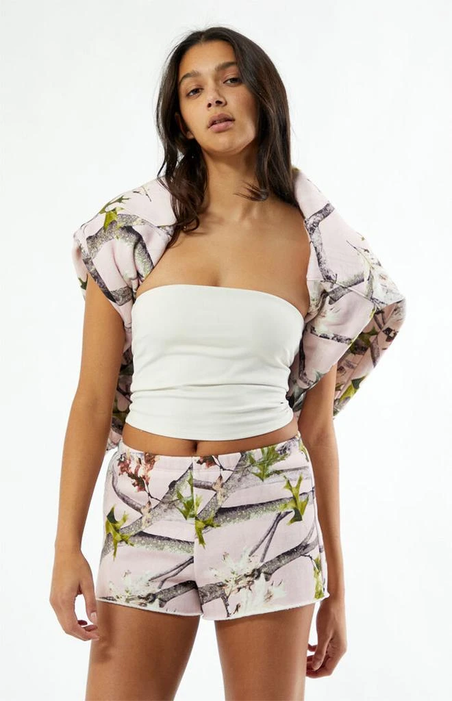 PacSun Pink Camo Sweat Shorts 2