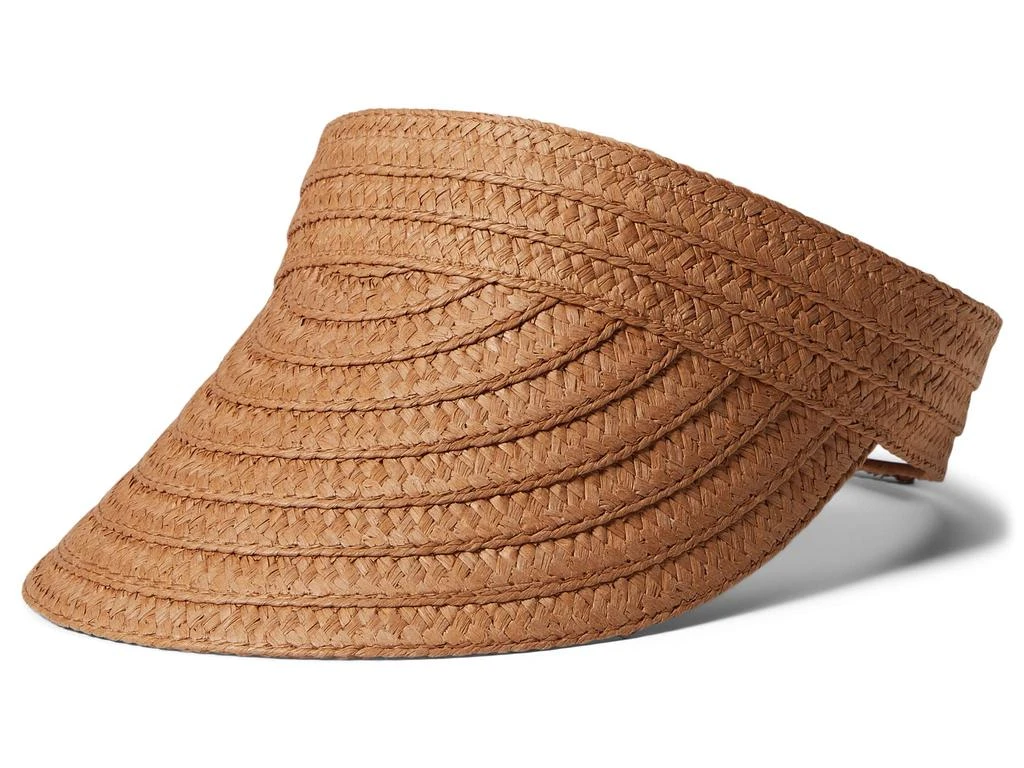 Madewell Packable Braided Straw Visor 1