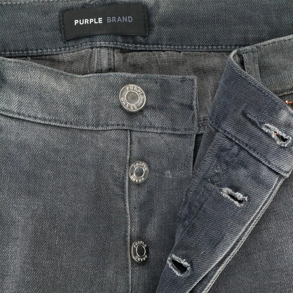 Purple Brand SAND WASH SHINE FADED BLACK SKINNY JEANS 2
