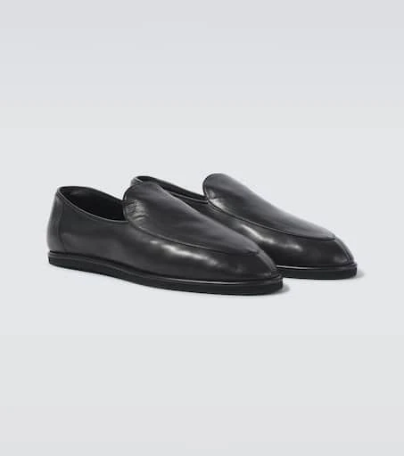 AURALEE Leather slip-on shoes 5