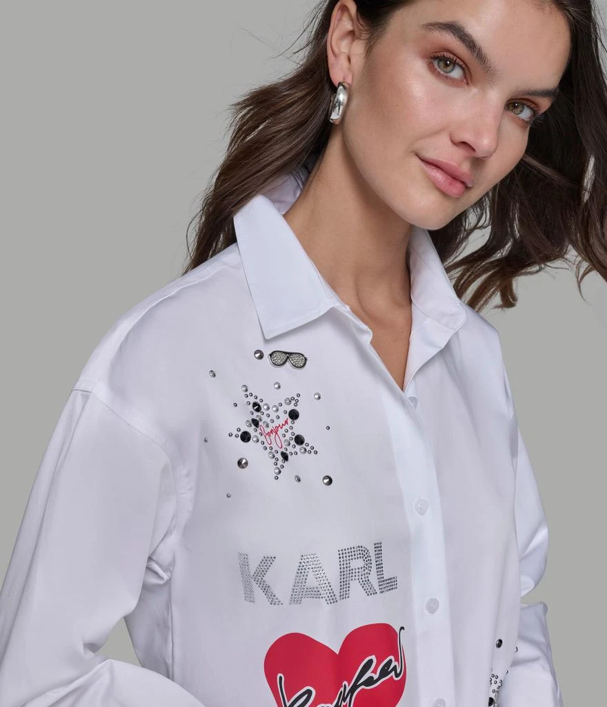 Karl Lagerfeld Paris KARL ROCKSTAR SHIRT DRESS 4
