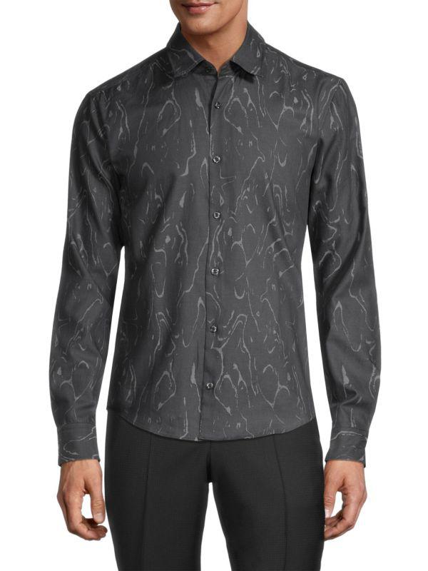 Hugo Boss Ermo Silver Shirt