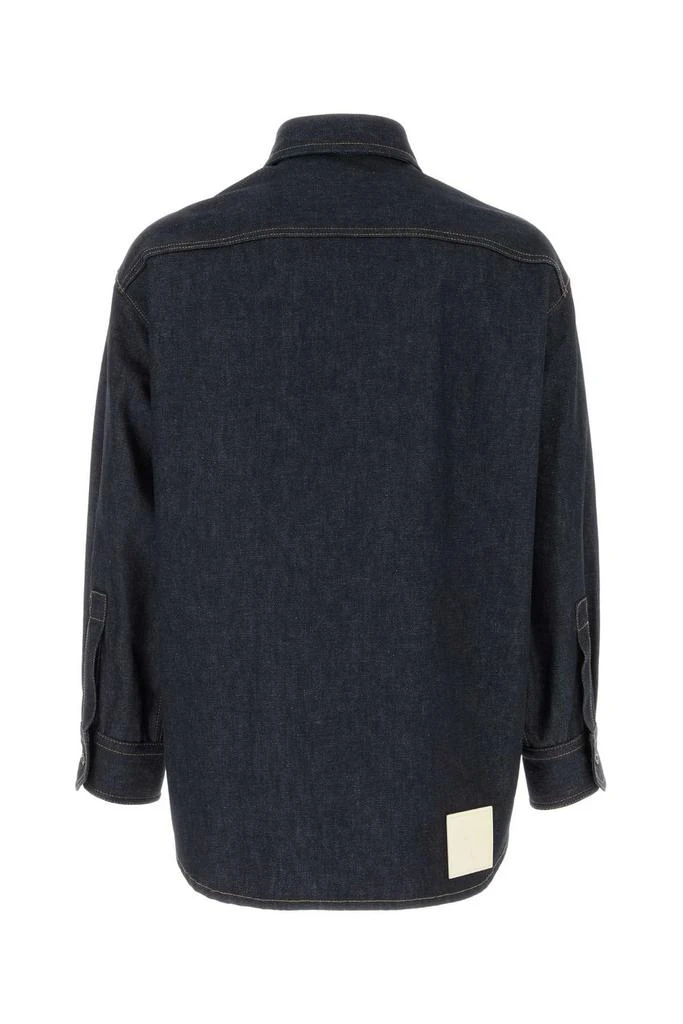 Valentino Valentino Buttoned Long-Sleeved Denim Shirt 2