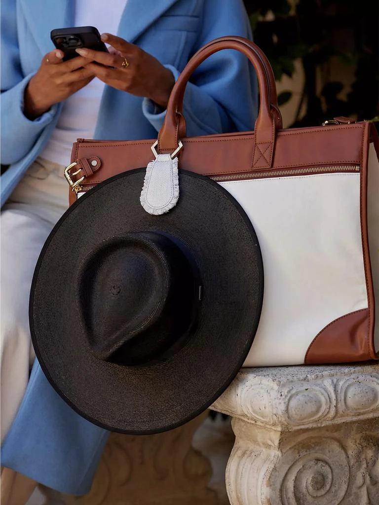 Toptote by Lindsay Albanese ​The Fray Raffia Hat Holder 3