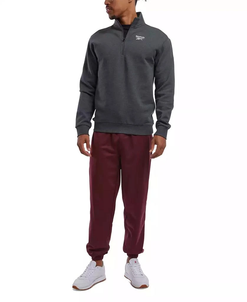 Reebok Men's Identity Regular-Fit Quarter-Zip Fleece Sweatshirt 3