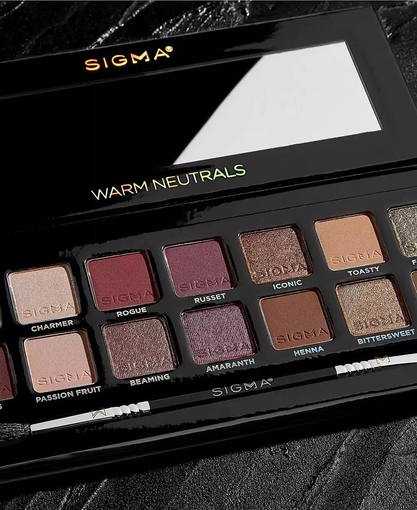 Sigma Beauty Warm Neutrals Eyeshadow Palette 6