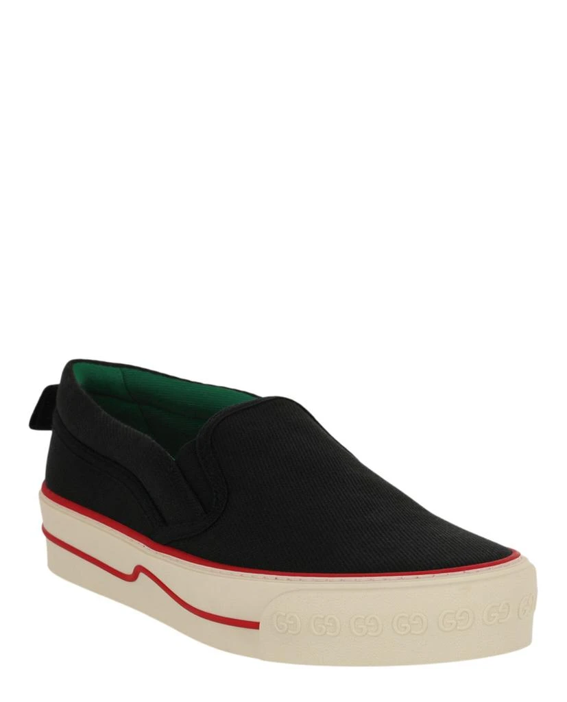 Gucci Cotton Slip-On Low-Top Sneakers 2