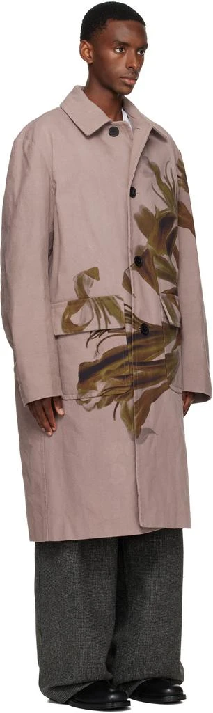 Dries Van Noten Pink Floral Coat 2
