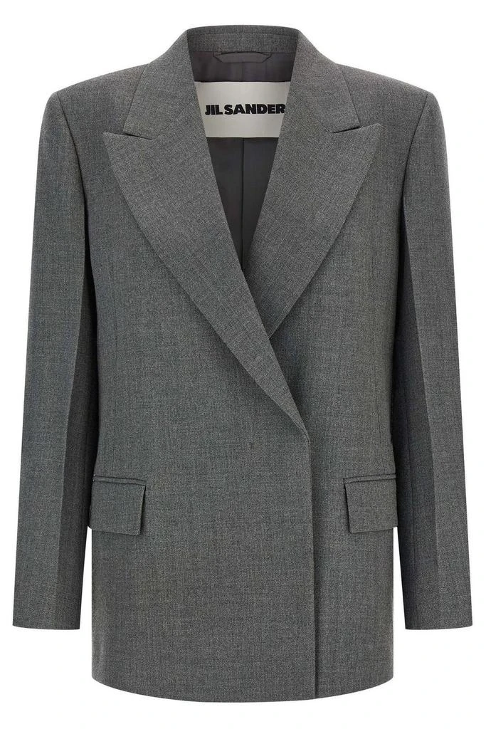 Jil Sander Jil Sander Double Breasted Tailored Blazer from Cettire
