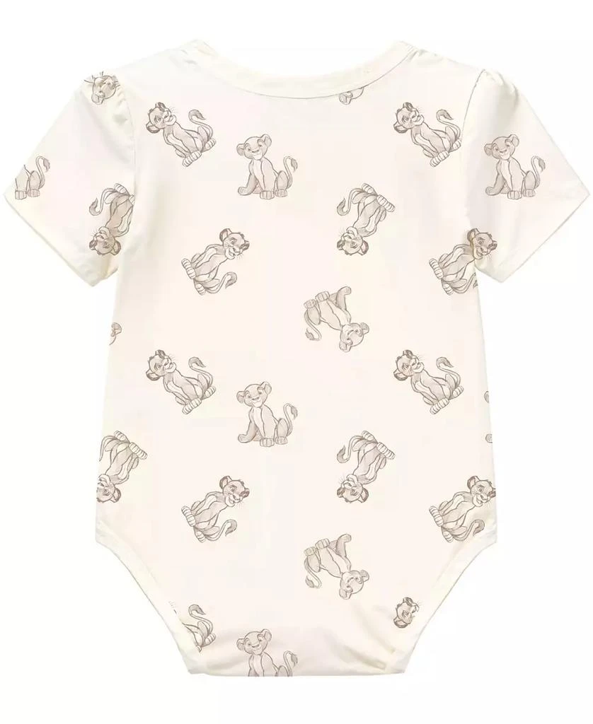 Disney Baby Boys
 Lion King Short Sleeve Bodysuits, 3-Pack Set 7