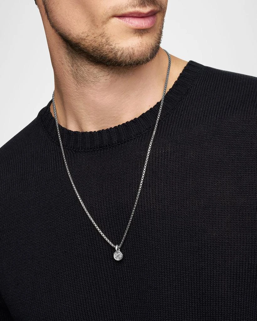 David Yurman Men's Shipwreck Coin Pendant in Silver, 16.8mm 6
