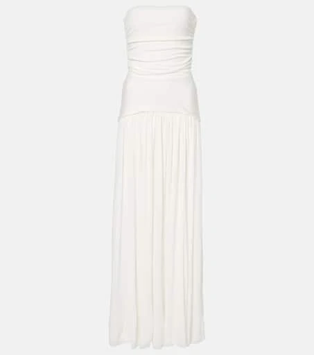 Staud Mariana jersey corset dress 1