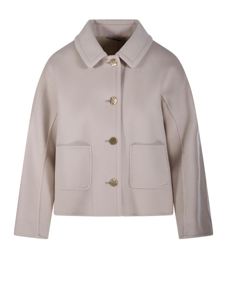 25SS new/Max Mara リト半袖シャツジャケット Jacket Brown Max Mara 'S Max Mara Button-Up Long-Sleeved Jacket - Jackets