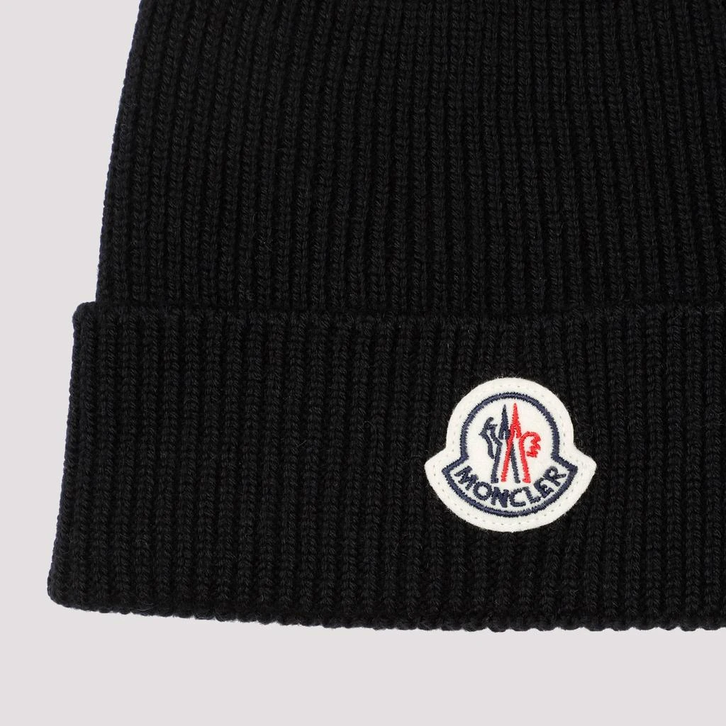 Moncler Navy Virgin Wool Beanie 5