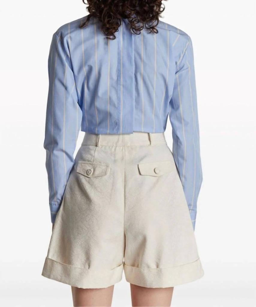D'ESTRËE Robert Shirt In Yellow/blue