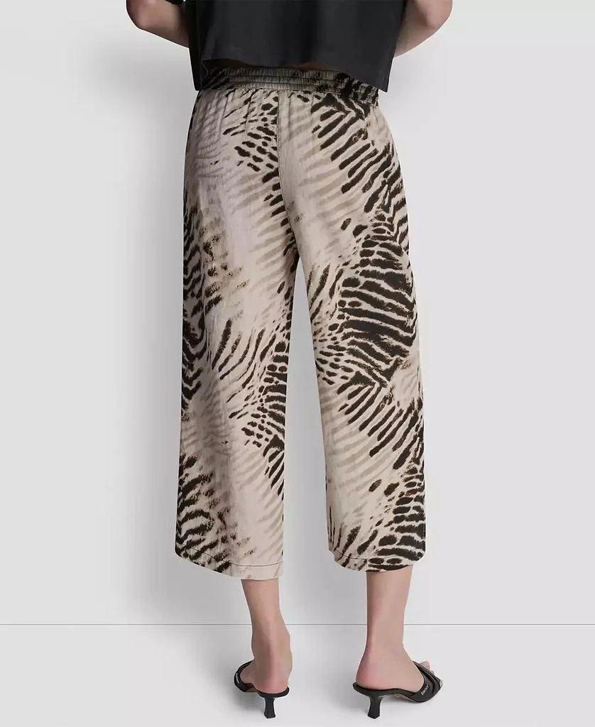 DKNY Women
s Printed Pull-On Pants 4