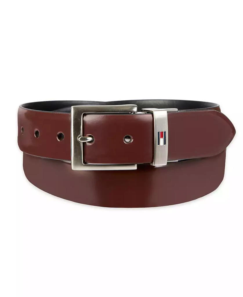 Tommy Hilfiger Men's Two-in-One Reversible Leather Dress Belt 1