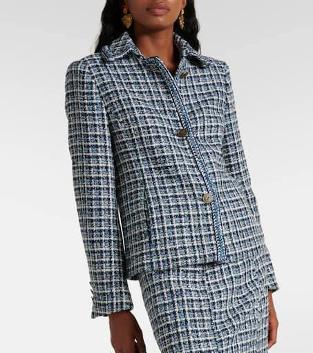 ETRO Cotton-blend tweed jacket 5