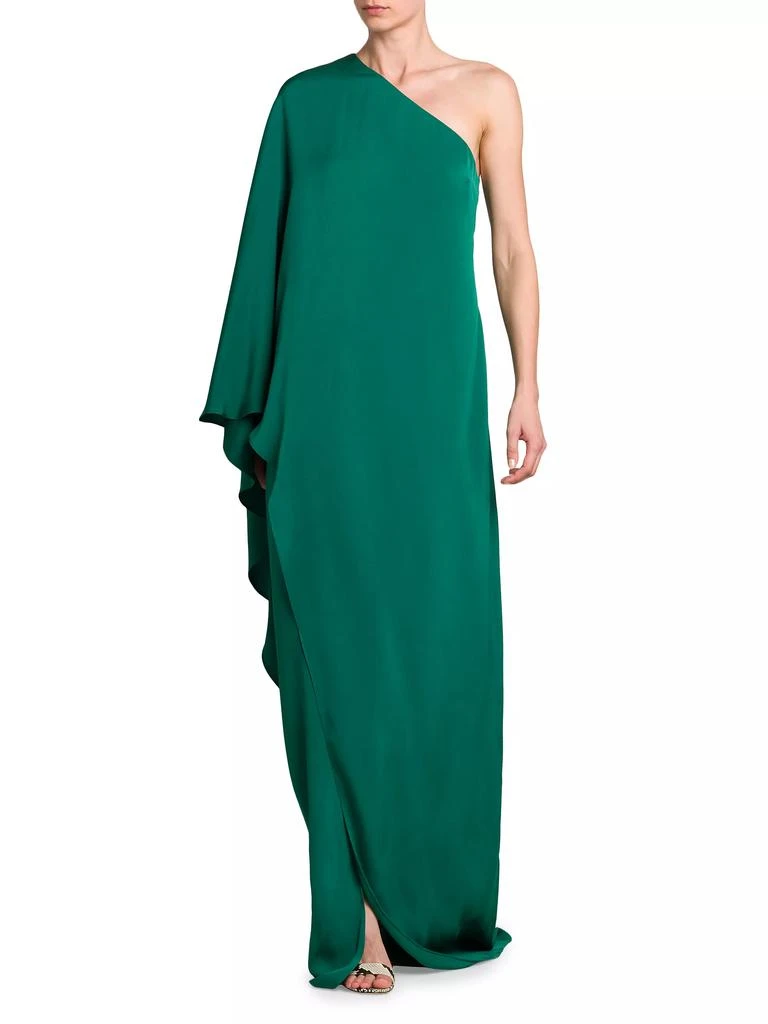 Tom Ford Crêpe One-Shoulder Caftan Gown 2