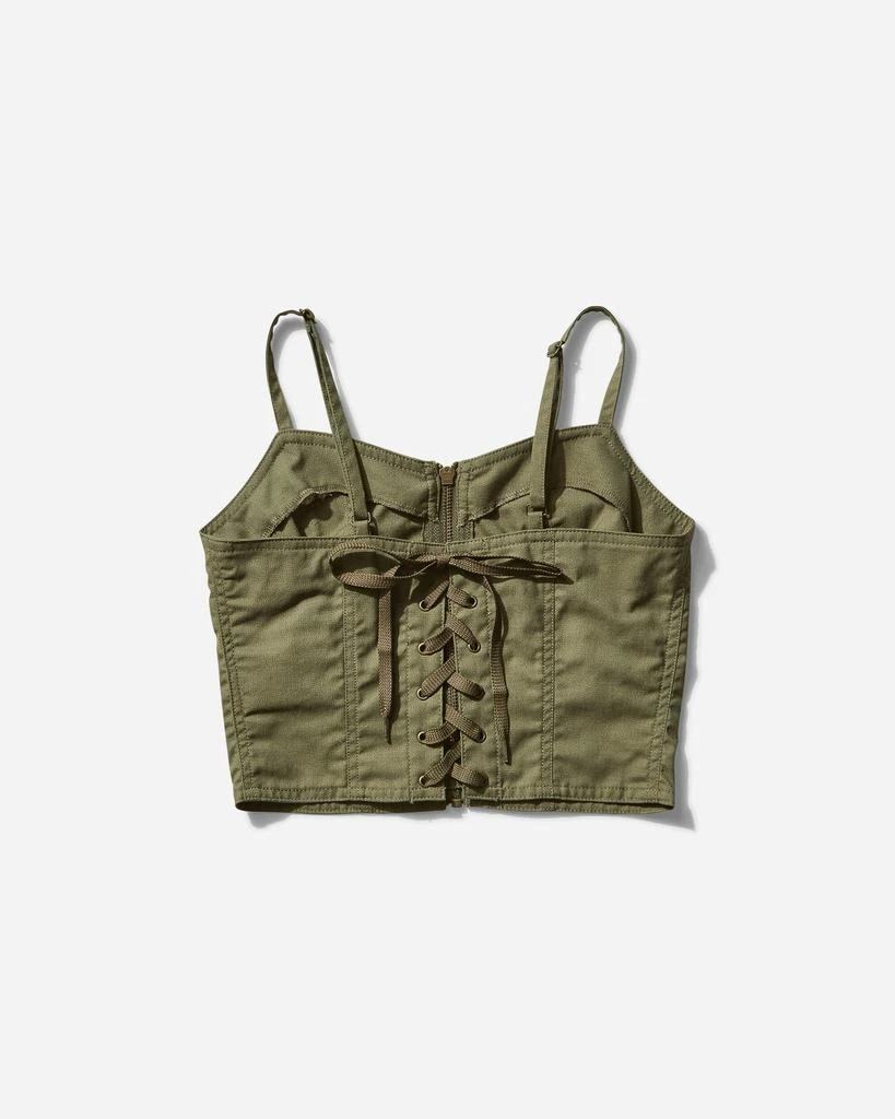 Hysteric Glamour Women's Military Vest Khaki 2
