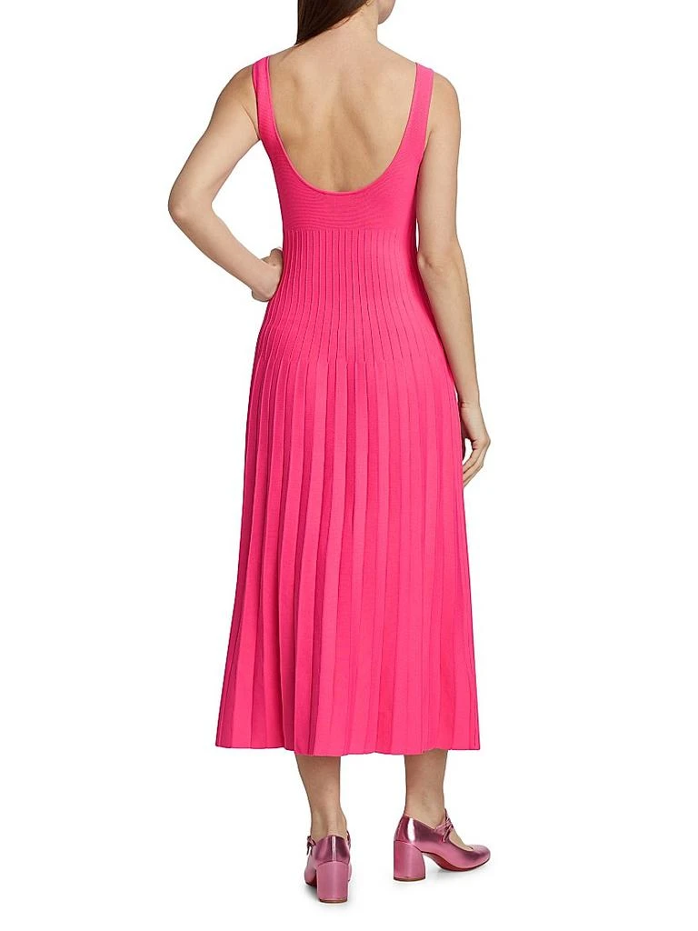 Staud Ellison Rib-Knit Sleeveless Midi-Dress 5