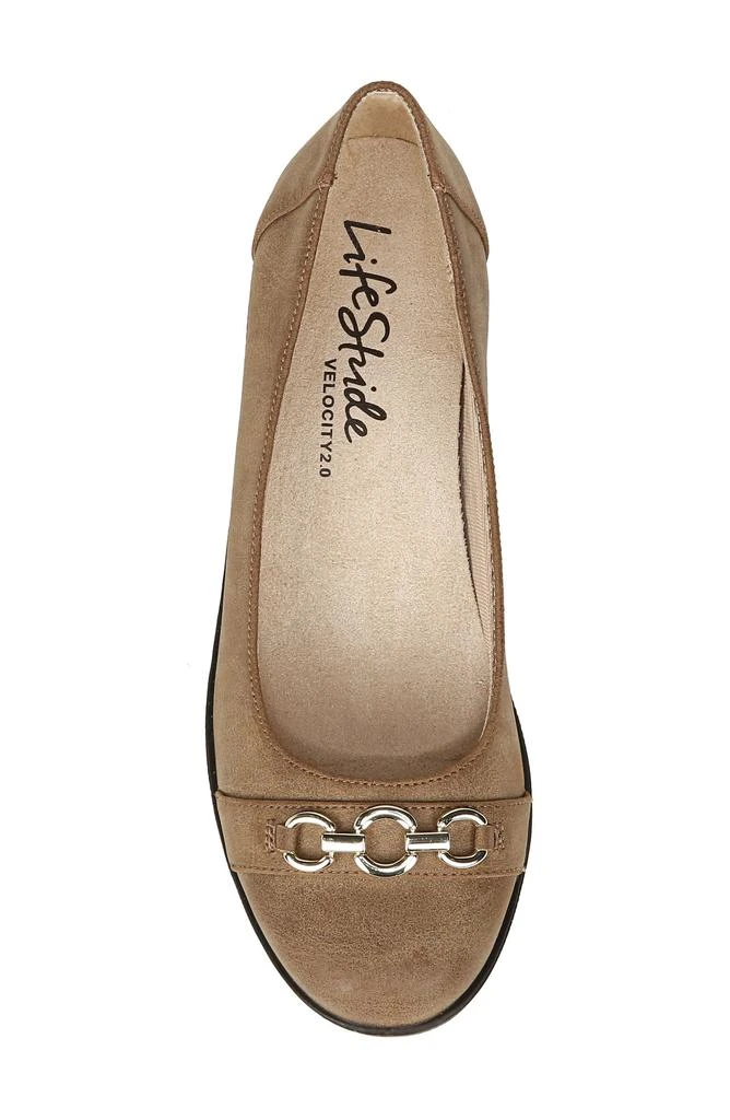 LifeStride Ideal Chain Wedge Flat 5