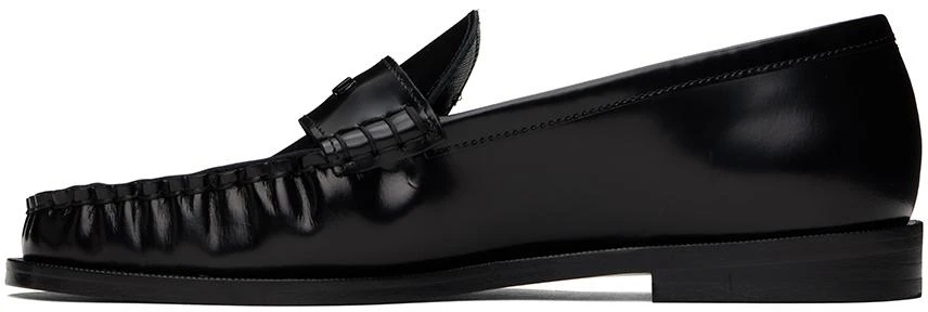 Staud Black Loulou Loafers 3