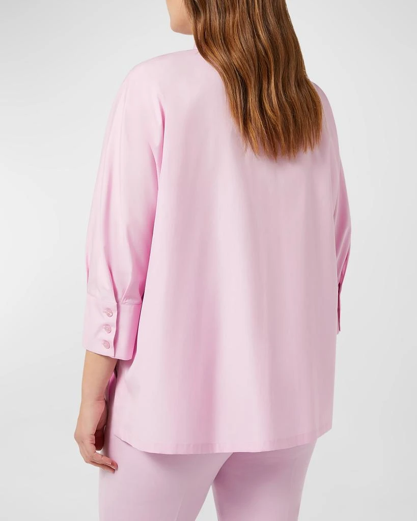 Marina Rinaldi Plus Size Arizona 3/4-Sleeve Cotton Blouse 4