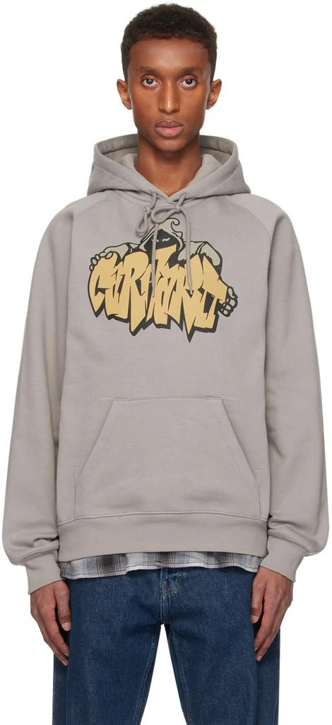Carhartt WIP Gray Yute Hoodie 1