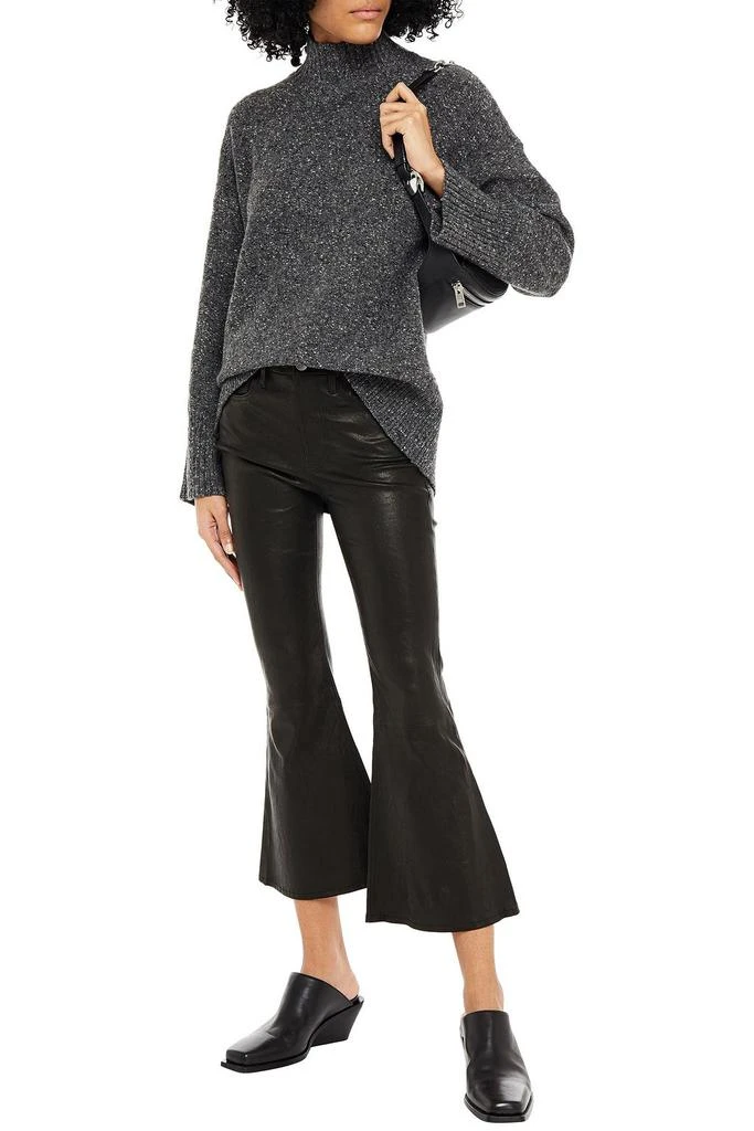 FRAME Marled recycled wool-blend bouclé sweater 2