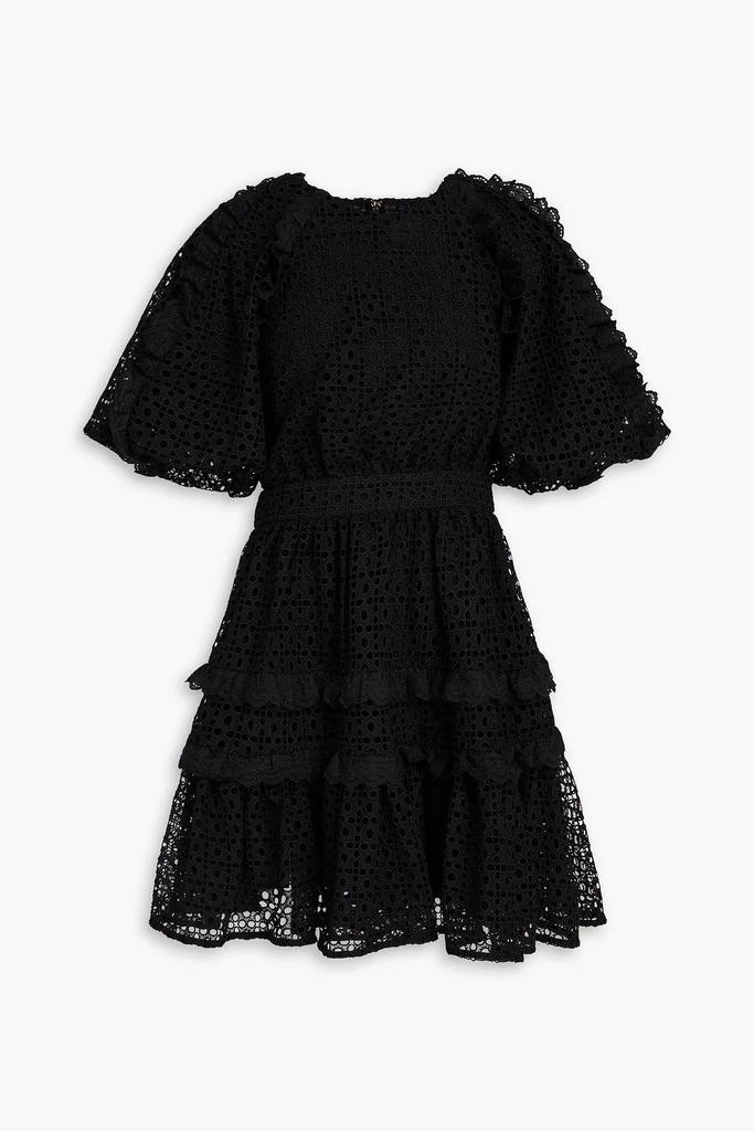 Aje Aveline ruffled broderie anglaise mini dress 1