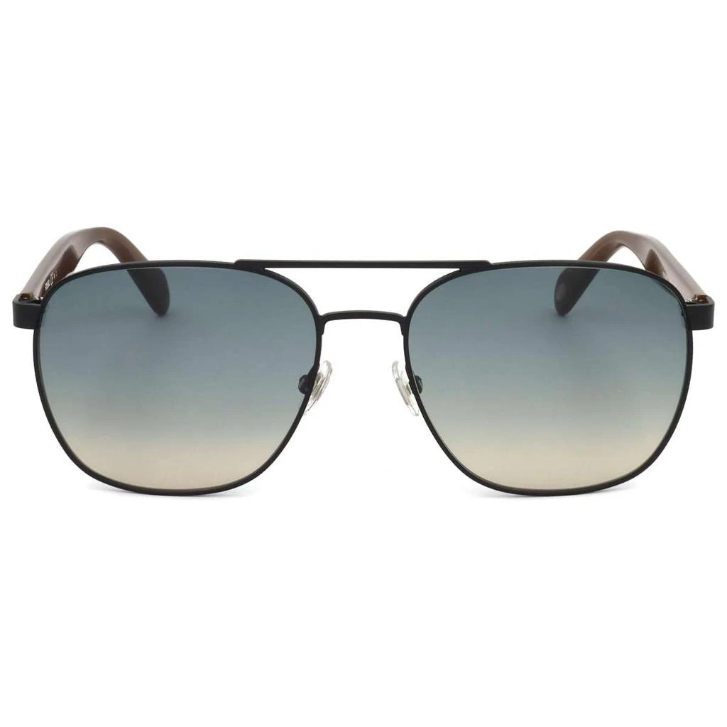 Fossil Fossil Men's Black Aviator Sunglasses 2